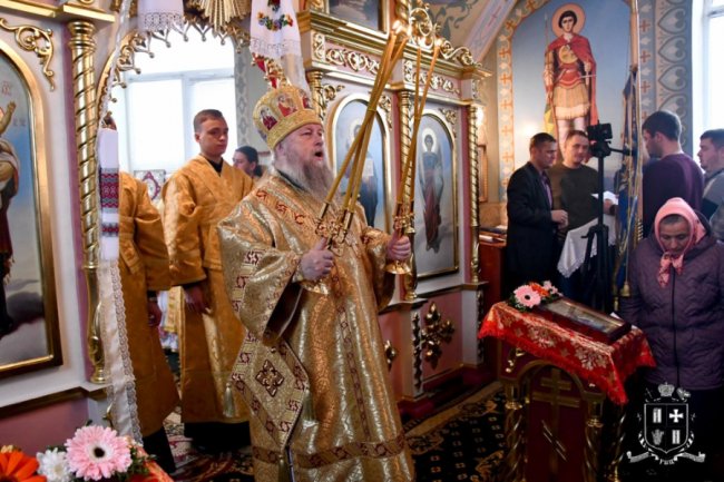 У селі на Волині очільник УПЦ (МП) Нафанаїл відслужив святкову службу. ФОТО