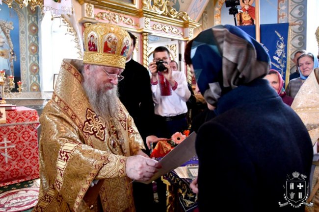 У селі на Волині очільник УПЦ (МП) Нафанаїл відслужив святкову службу. ФОТО