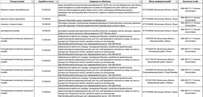 Де, скільки та за що на Волині готові платити від 8-ми до 30-ти тисяч гривень в місяць: ТОП вакансій 
