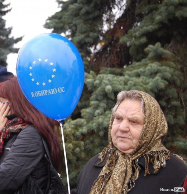 У Луцьку відбувся Євромітинг. ФОТО
