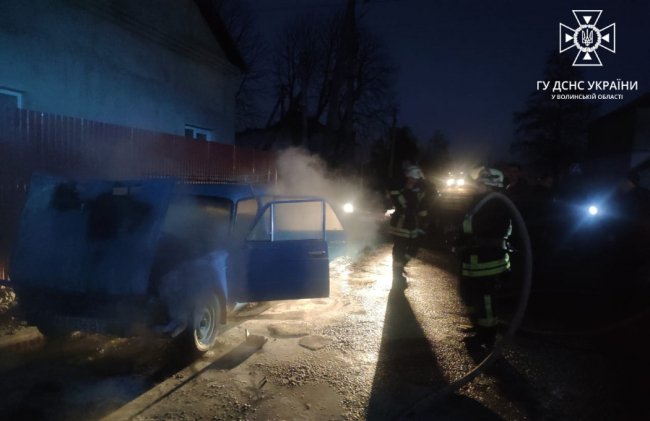 На Волині рятувальники ліквідували чотири пожежі