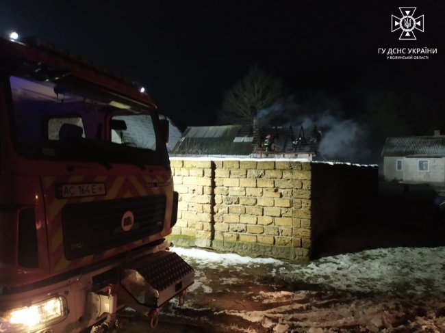 На Волині рятувальники ліквідували чотири пожежі