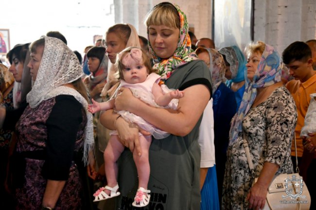 Як у луцькому храмі відзначали свято Успіння Пресвятої Богородиці. ФОТО