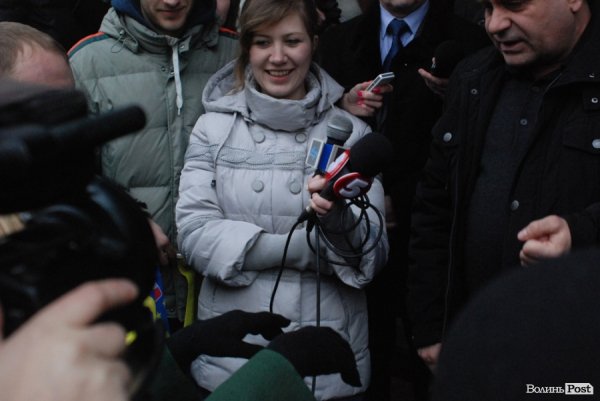 Пікет міліції та прокуратури в Луцьку. ФОТО