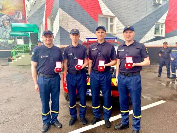 Волинських рятувальників відзначили нагородами. ФОТО