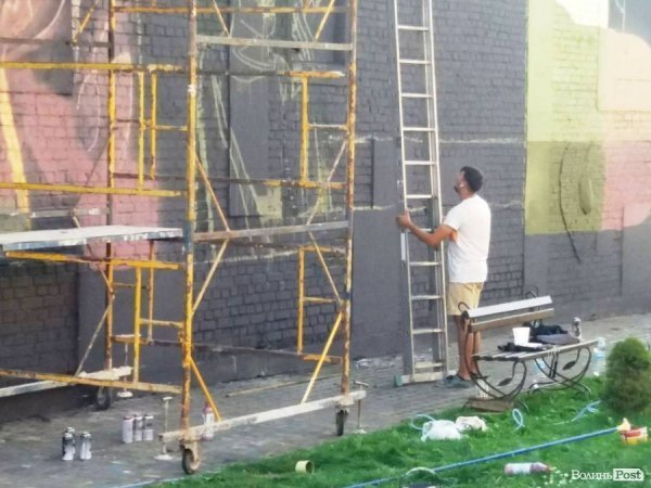 У Луцьку стартував фестиваль урбаністичного мистецтва «ПоліхромА». ФОТО