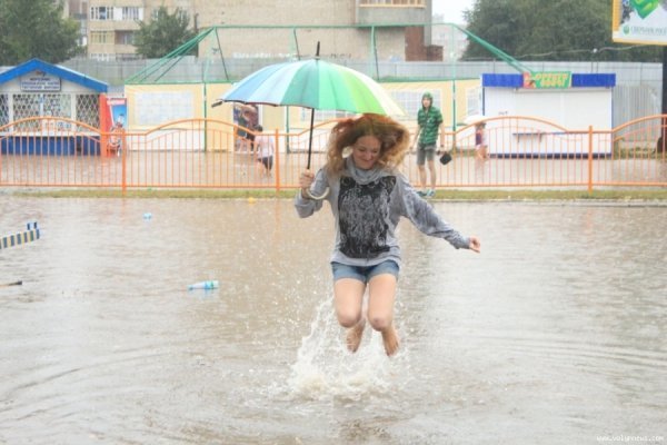 Лучани радіють «великій воді». ФОТО