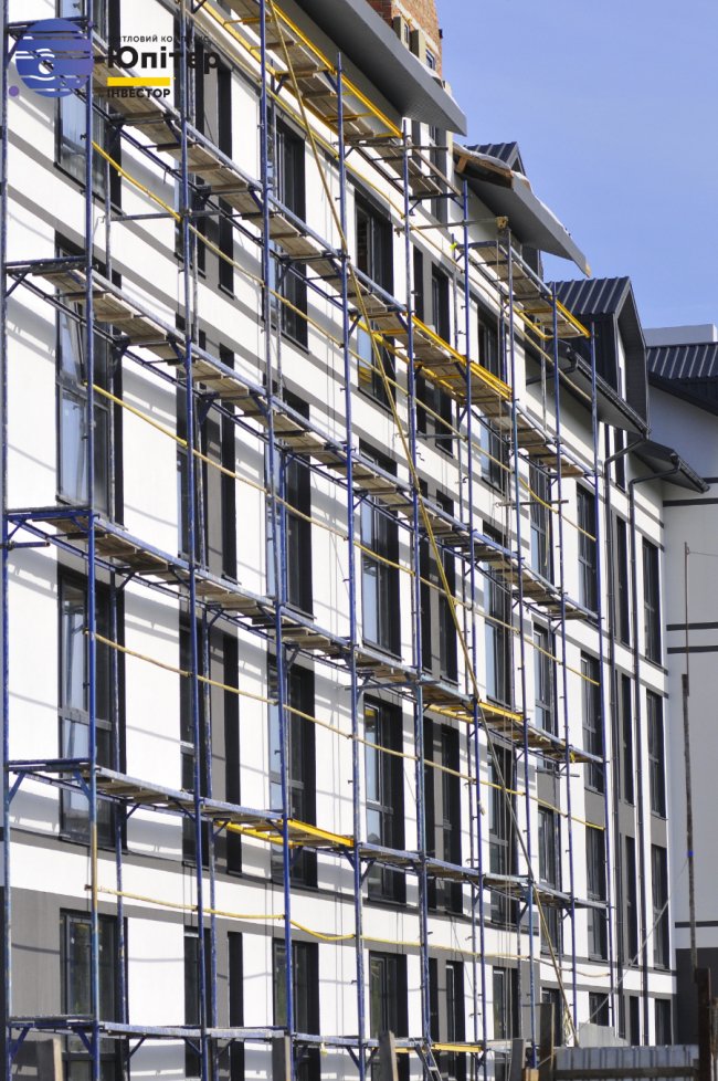 У другому будинку ЖК «Юпітер» — у розпалі внутрішні роботи*