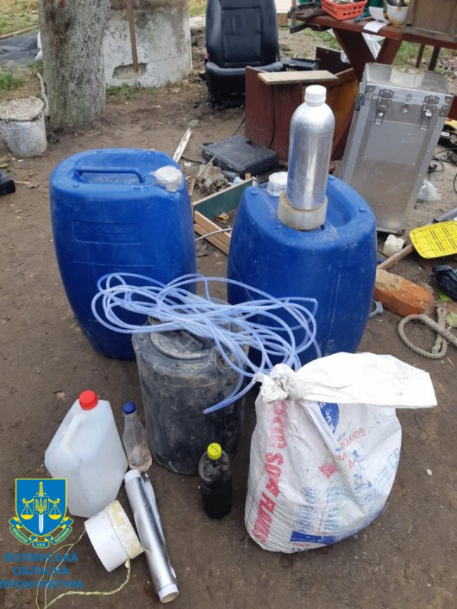 Підпільна лабораторія на Волині виробляла наркотики на $ 1 мільйон