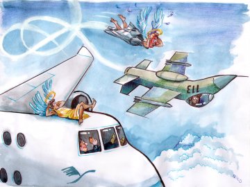 Волинянин посів третє місце на Міжнародному конкурсі карикатур у Сирії. ФОТО