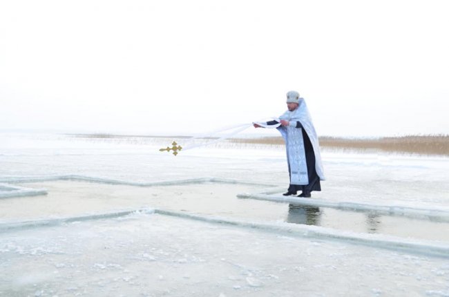 Як на Світязі Водохреще святкували. ФОТО 