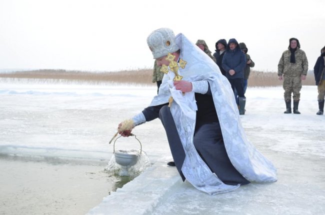 Як на Світязі Водохреще святкували. ФОТО 