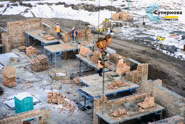 Екватор ЖК «Супернова»: зводять п'ятий із восьми запланованих будинків. ФОТО*