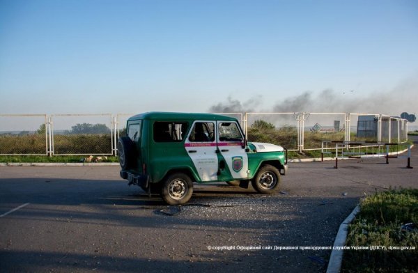 Пункт пропуску «Маринівка» після бою з терористами. ФОТО. ВІДЕО