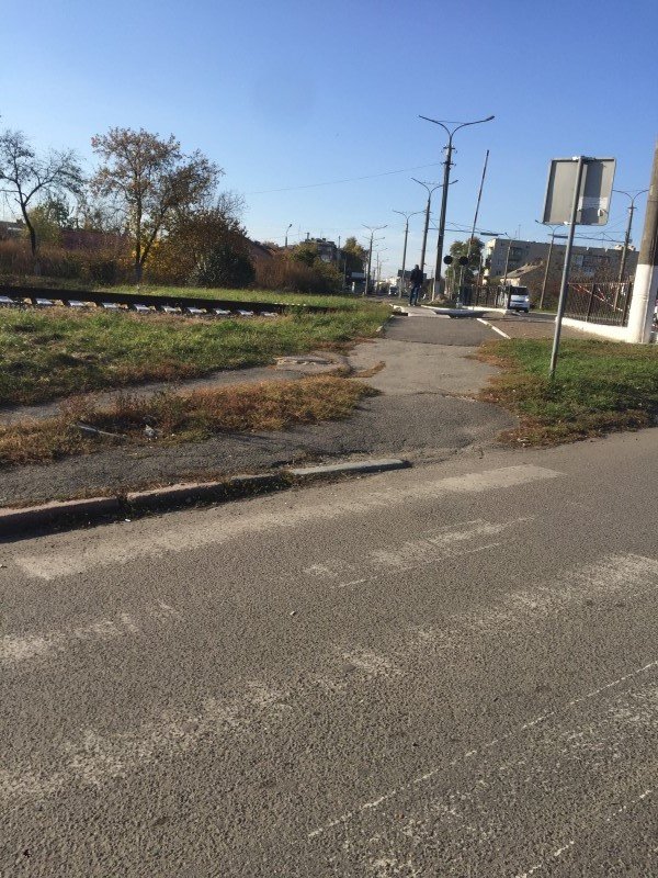 Ями та стерті переходи: лучанка просить взятись за впорядкування вулиці. ФОТО