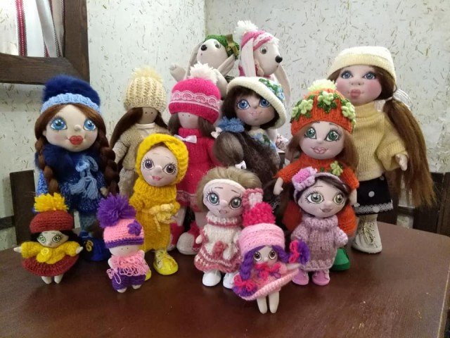 Майстриня з Волині створює неповторні ляльки з різних видів тканин. ФОТО