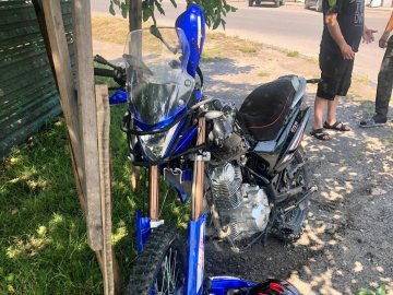 На Волині 16-річний мотоцикліст потрапив в ДТП: його госпіталізували