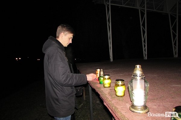 У Володимирі-Волинському вшанували пам'ять Андрія Кузьменка. ФОТО