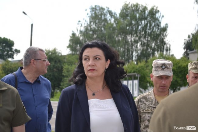 Віце-прем'єр-міністерка зустрілася з військовими на Волині. ФОТО