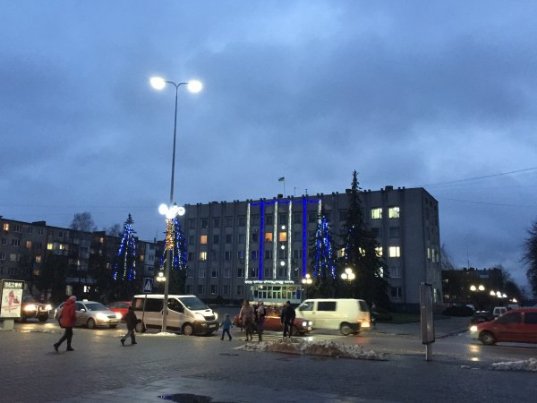 У Ковелі засвітили нову ілюмінацію. ФОТО