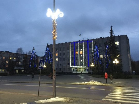 У Ковелі засвітили нову ілюмінацію. ФОТО