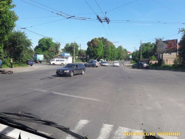 Водія, який збив мотоцикліста у Луцьку, відпустили