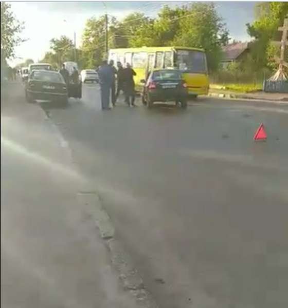 У Луцьку - вечірня аварія. ФОТО