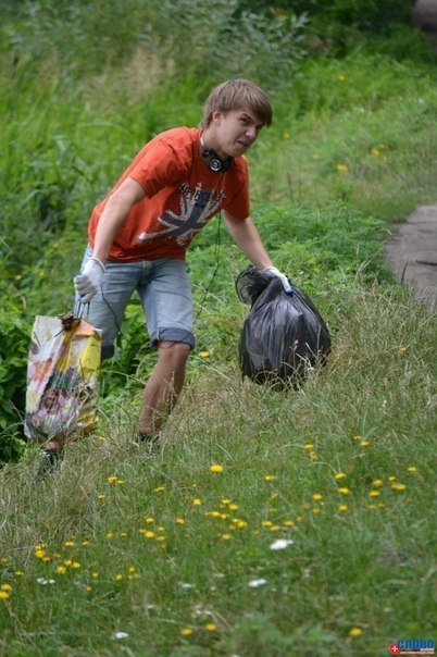 Як молодь прибирала Ковельське водосховище. ФОТО