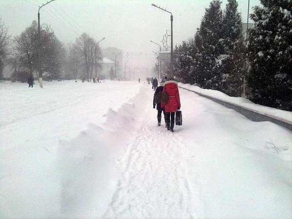 Як замітало Нововолинськ. ФОТО