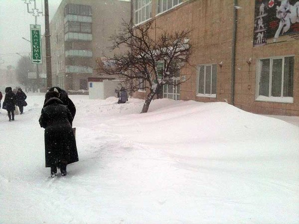 Як замітало Нововолинськ. ФОТО