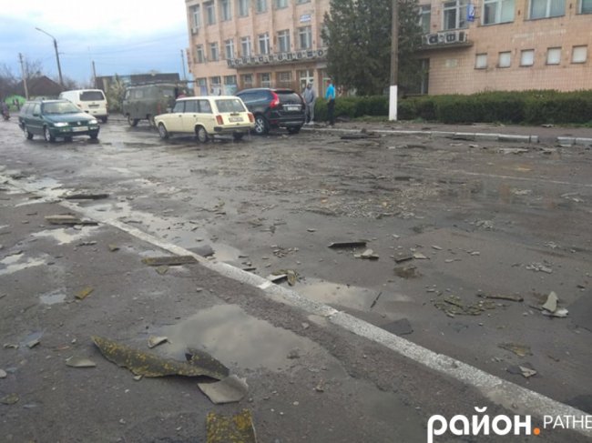 Буревій наробив лиха у райцентрі на Волині. ФОТО