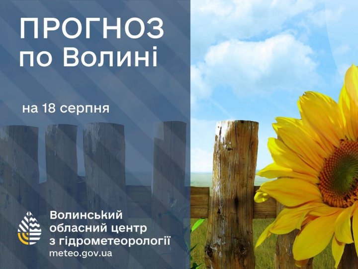 Погода у Луцьку та на Волині: які прогнози синоптиків на вівторок, 18 серпня