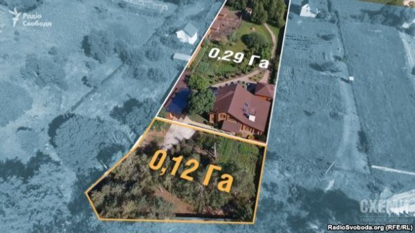 Земельні ділянки Оксани Гриневич у Пиляві