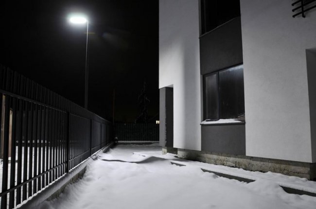 На ЖК «Оріон» встановили вечірнє освітлення*