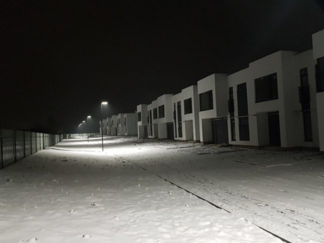 На ЖК «Оріон» встановили вечірнє освітлення*