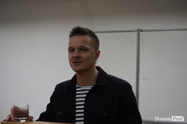 Женя Галич з «O.Torvald» розповів студентам про секс, наркотики, рок-н-рол