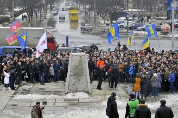 Луцьк. Віче і марш Майдану. ФОТО