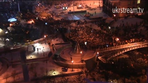 Штурм Євромайдану. ФОТО 