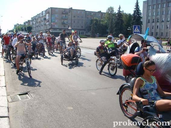 В Ковелі - велопробіг. ФОТО