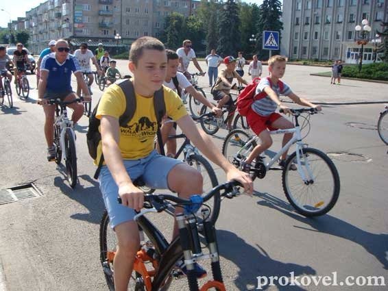 В Ковелі - велопробіг. ФОТО