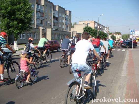 В Ковелі - велопробіг. ФОТО