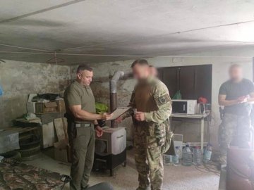 Керівник поліції Волині відвідав бійців управління КОРД на Херсонщині. ФОТО