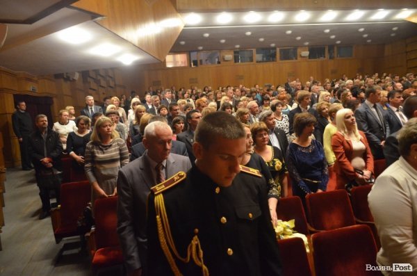 У Луцьку привітали освітян із їхнім професійним святом. ФОТО