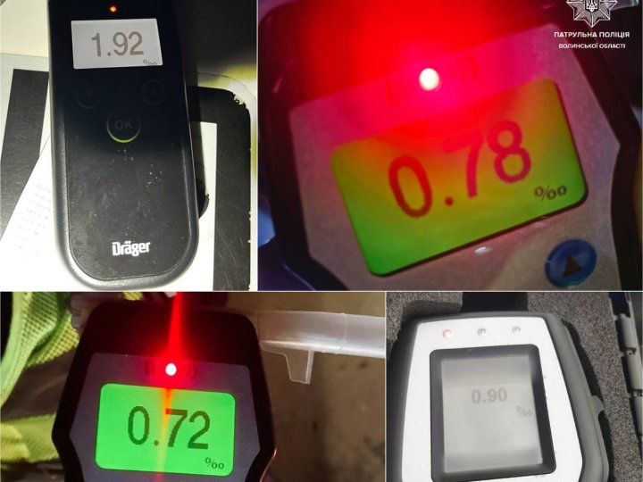 У Луцьку під час комендантської години спіймали водія без прав