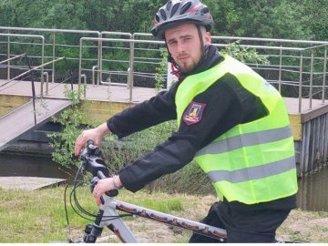 У Луцьку муніципали пересіли на велосипеди. ФОТО