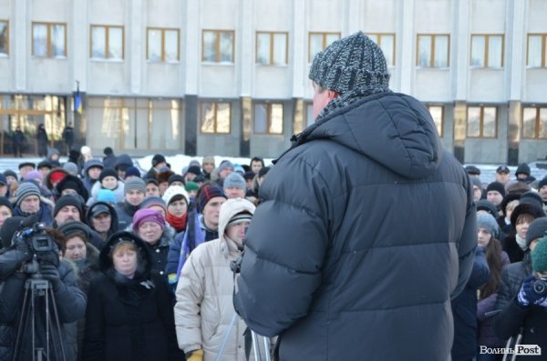  У Луцьку помолилися за загиблих у Києві і волю України. ФОТО