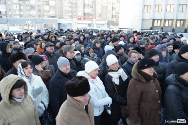  У Луцьку помолилися за загиблих у Києві і волю України. ФОТО