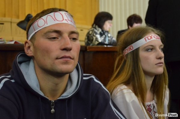 Кандидат з Волині оголосив голодування. ФОТО. ОНОВЛЕНО