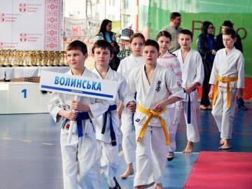 Юні каратисти боролися за медалі у Луцьку
