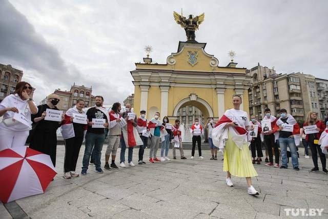 У світі відбувся глобальний пікет солідарності з Білоруссю.ФОТО